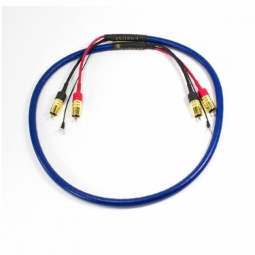 Tonearm Stereo cable High-End, RCA-RCA, 1.0 m